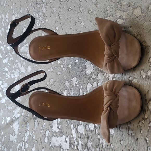 Joie Oleta Suede & Leather Sandal Sz38.5 - Picture 5 of 8